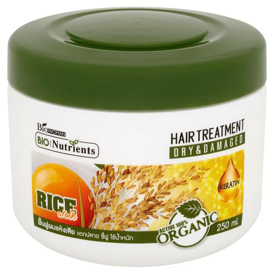 Masque Cheveux au Riz – Nutrition & Réparation Cheveux Secs et Abîmés